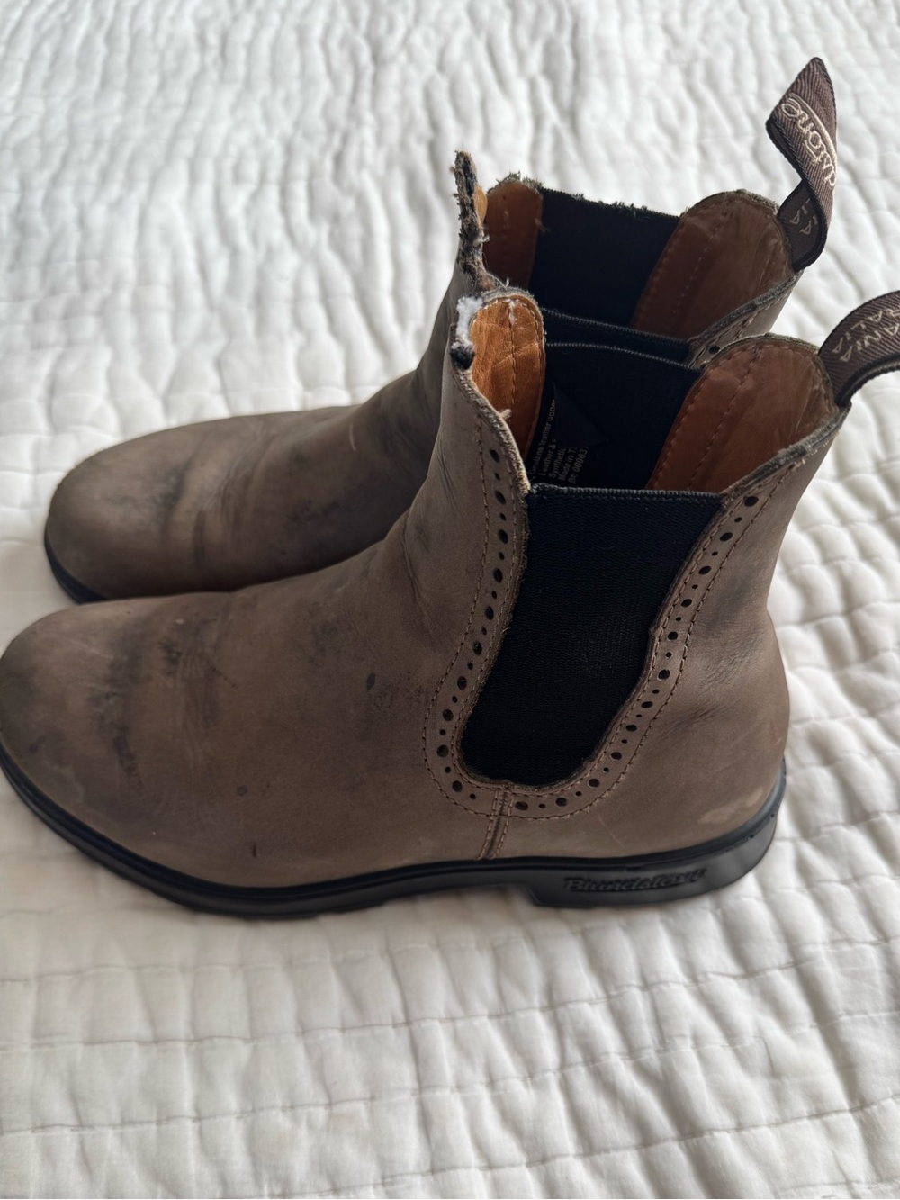 Blundstone Boots 1351 Originals Rustic Brown Women’s Sz 5 Au/8 Us no front pulls